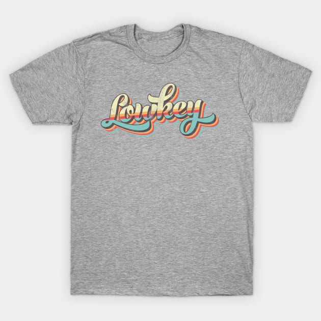 LowKey 70's Retro T-Shirt by BeyondTheDeck